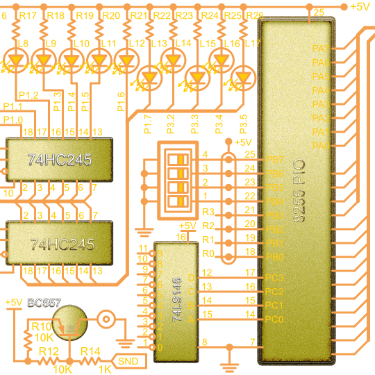 MCS51 Controller Circuit
